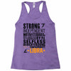 Strong Independent Motivated Libra Racerback Tank