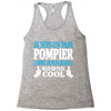 papa pompier Racerback Tank