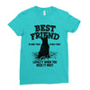Best Friend Bull Terrier Ladies Fitted T-Shirt