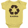karma recycle Baby Onesie