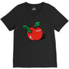 apple burster V-Neck Tee