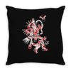 aztec quetzalcoatl Throw Pillow