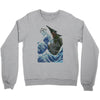 kaiju wave Crewneck Sweatshirt