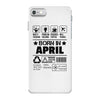 Born In April iPhone 7 Case