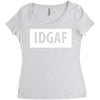 idgaf Dua Lipa Women's Triblend Scoop T-shirt