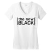 orange is the new black Women's V-Neck T-Shirt