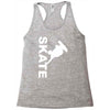 skate  fun skateboard Racerback Tank