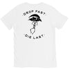 drop fast die last back V-Neck Tee