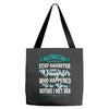 i don't have stepdaughter funny gift for stepdad. Tote Bags