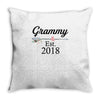 Grammy  est.2018 Throw Pillow