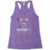 santa sagittarius christmas ugly t shirts Racerback Tank