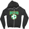 ireland soccer Zipper Hoodie
