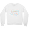 an exhaustive guide to cuts of meat Crewneck Sweatshirt