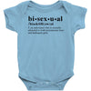 Bisexual Dictionary Baby Bodysuit