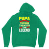 papa the man the myth the legend 2 Unisex Hoodie
