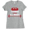 Training to beat All Might Ladies Fitted T-Shirt