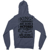 Real Kings Are Born On October 16 Zipper Hoodie