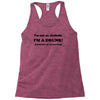 im not an alcoholic im a drunk t shirt x large funny beer pong keg par Racerback Tank