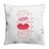 cheeseburger Throw Pillow
