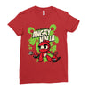 angry ninja and co Ladies Fitted T-Shirt