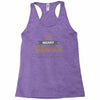 snow merry christmas Racerback Tank