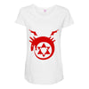 homunculus logo Maternity Scoop Neck T-shirt