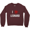 i heart leonard Crewneck Sweatshirt