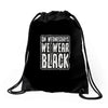 mean goths Drawstring Bags