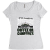 braakfast food coffee or campfires Women's Triblend Scoop T-shirt