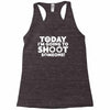 photographer shoot someone Racerback Tank