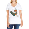 the falling italian Ladies Curvy T-Shirt