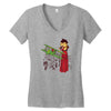 save the princess Women's V-Neck T-Shirt