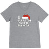 I Love Party With Santa V-Neck Tee