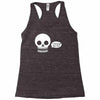 i live inside your face skull Racerback Tank
