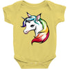 rainbow unicorn Baby Onesie