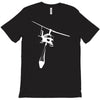 uh 1 huey air attack helicopter vinyl decal fire fighting cdf usfs T-Shirt
