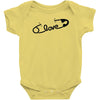 pin love Baby Onesie
