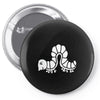 white Pin-back button