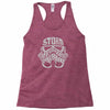 word trooper Racerback Tank