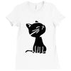 cat2 Ladies Fitted T-Shirt