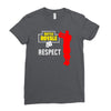 respect batle royal gaming Ladies Fitted T-Shirt