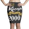 kings are born in 2000 Pencil Skirts