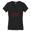 gaming doesn't make me violent Women's V-Neck T-Shirt