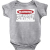 warning my farts stink, ideal gift, birthday present Baby Onesie
