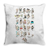 shakespeare a z Throw Pillow