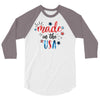 4th of July 3/4 Sleeve Shirt