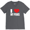 i love my penis  lustig macho funny party V-Neck Tee