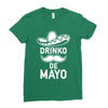drinko de mayo Ladies Fitted T-Shirt