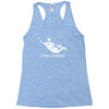 totally board skateboard Racerback Tank