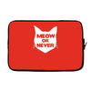 meow or never Laptop sleeve